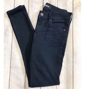 Express Super Soft Jean Legging size 2R Dark awash